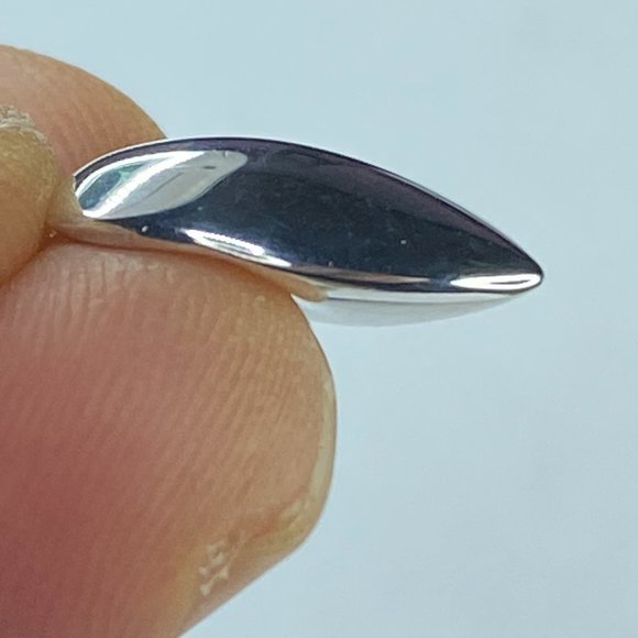 Tiffany & Co. 925 Sterling Silver Puffed Heart Charm/Pendant Necklace w/pouch 4. - Picture 11 of 11